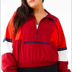 Forever 21 Plus Size Colorblock Anorak